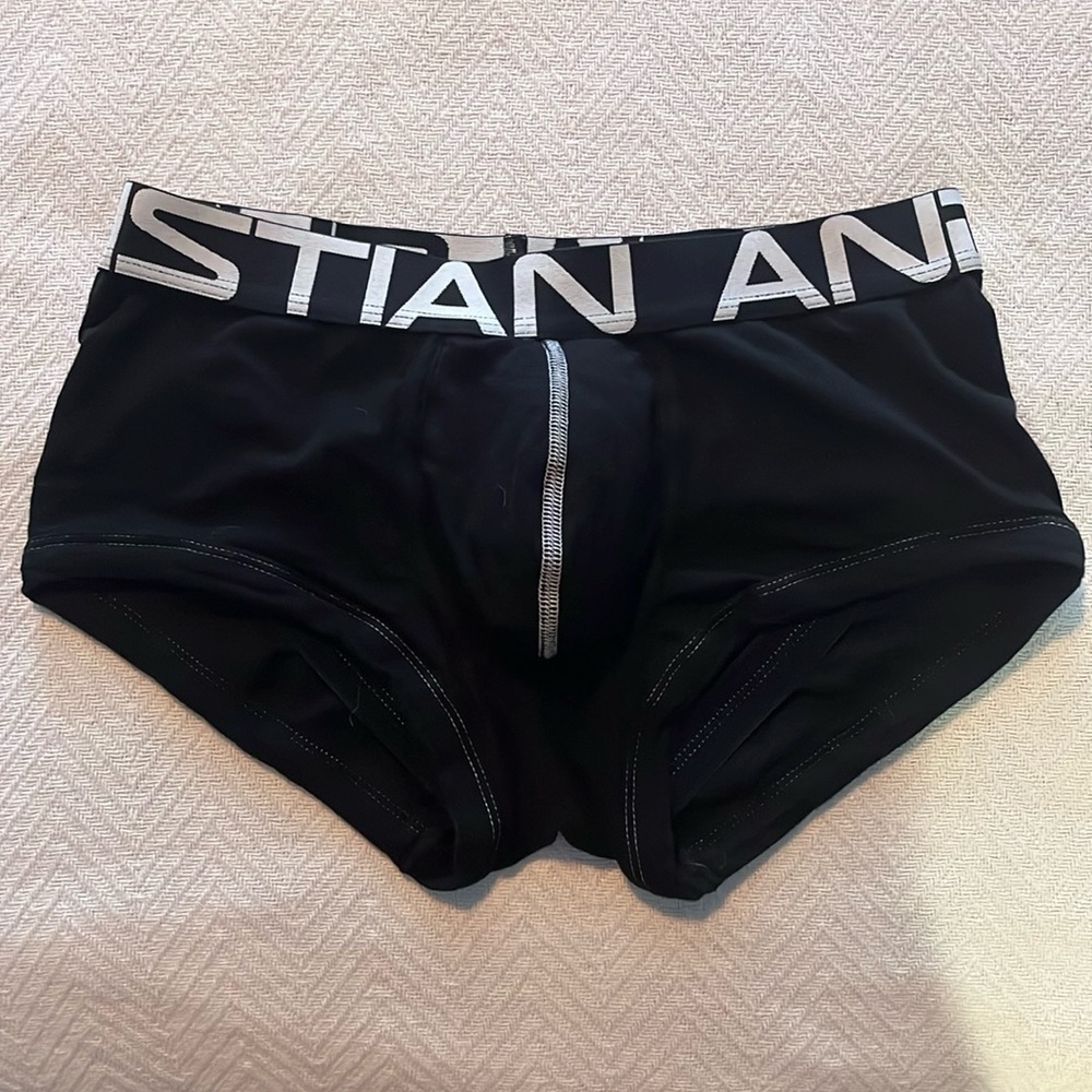 Andrew Christian black trunks